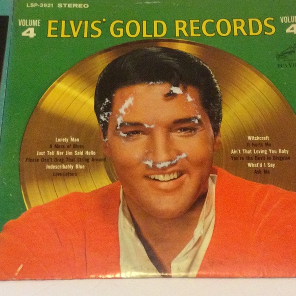 Elvis records , gold albums volume 3-4 - Picture 3 of 5